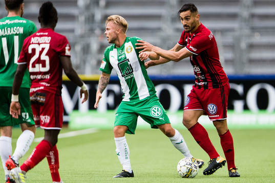 Hammarbys Sander Svendsen och Östersunds Sotirios