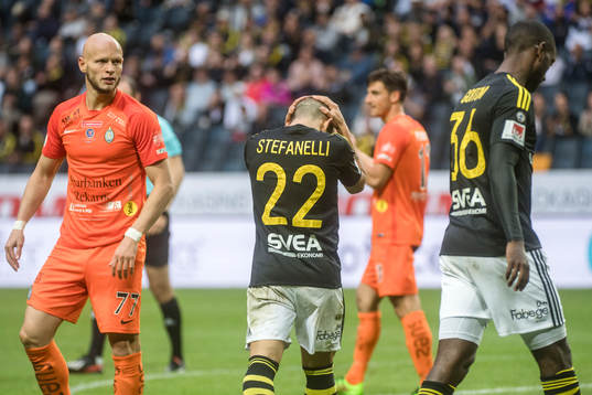 s Nicolas Marcelo Stefanelli  och Henok Goitom deppar