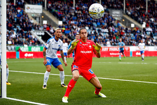 Norrköpings målvakt David Mitov Nilsson