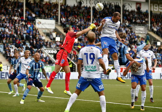 Norrköpings målvakt David Mitov Nilsson