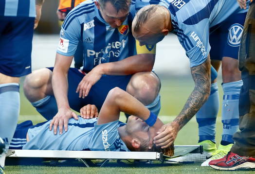 Djurgårdens Felix Beijmo skadad