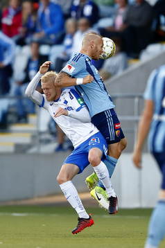 Norrköpings Kalle Holmberg och Djurgårdens Magnus Eriksson