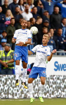 Norrköpings Alexander Jakobsen och Sebastian Andersson