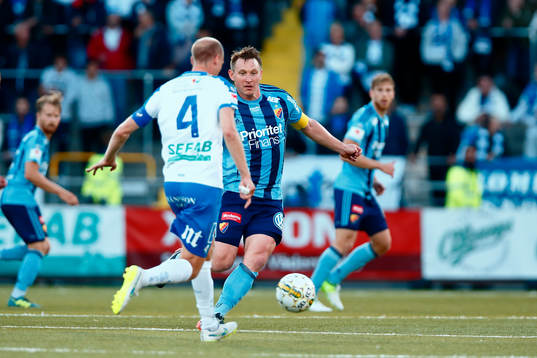 Djurgårdens Kim Källström och Norrköpings Andreas