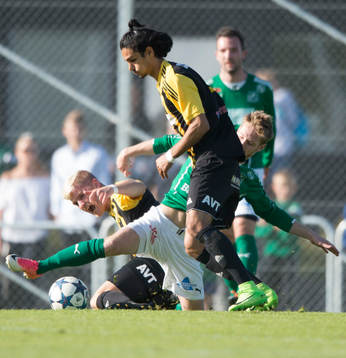 IFK Hässleholms Ameer Naseer i matchen i division 2 mellan