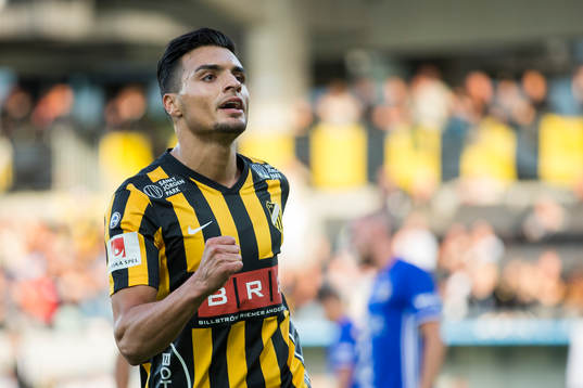 Häckens Ahmed Yasin jublar