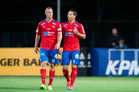 Helsingborgs Peter Larsson och Johan Persson deppar