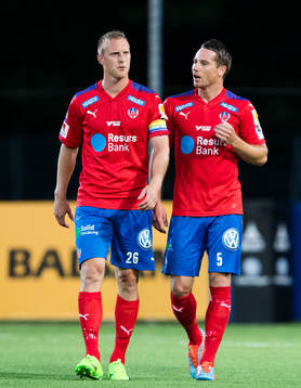 Helsingborgs Peter Larsson och Johan Persson deppar