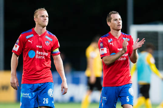 Helsingborgs Peter Larsson och Johan Persson deppar