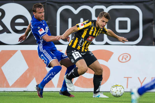 Häckens Kevin Ackermann i sin allsvenska debut