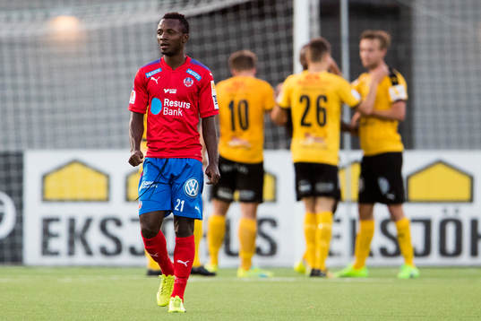 Helsingborgs Monday Samuel deppar