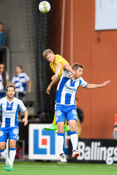 Elfsborgs Joakim Nilsson och IFK Göteborgs Mikael Boman