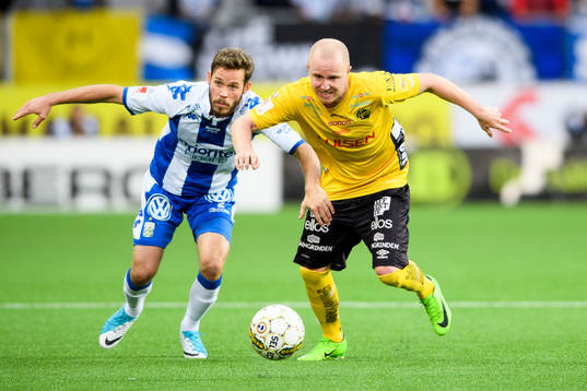 IFK Göteborgs Emil Salomonsson och Elfsborgs Simon