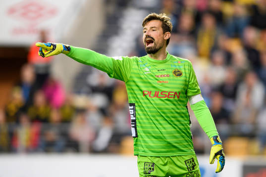 Elfsborgs målvakt Kevin Stuhr Ellegaard