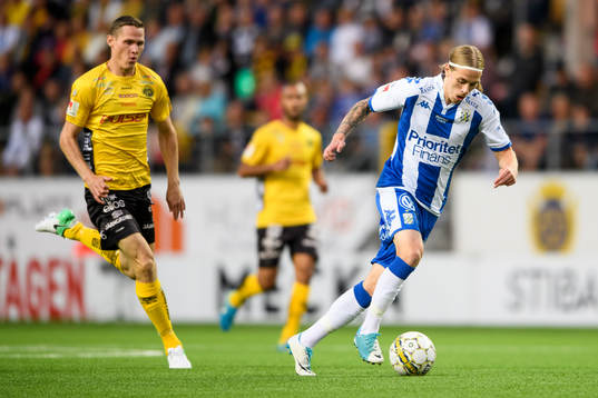 IFK Göteborgs Elias Mar Omarsson och Elfsborgs Jon Jönsson