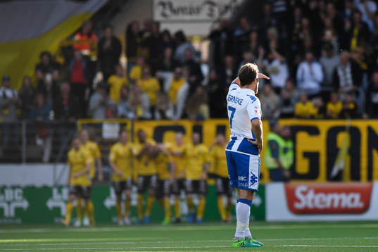 IFK Göteborgs Tobias Hysén deppar