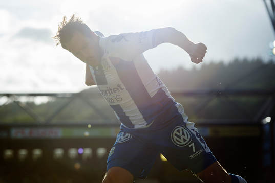 IFK Göteborgs Tobias Hysén jublar