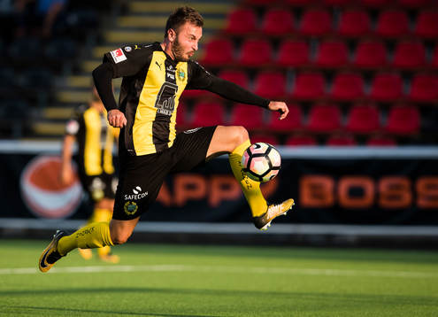 Hammarbys Muamer Tankovic gör 1-2 för Hammarby