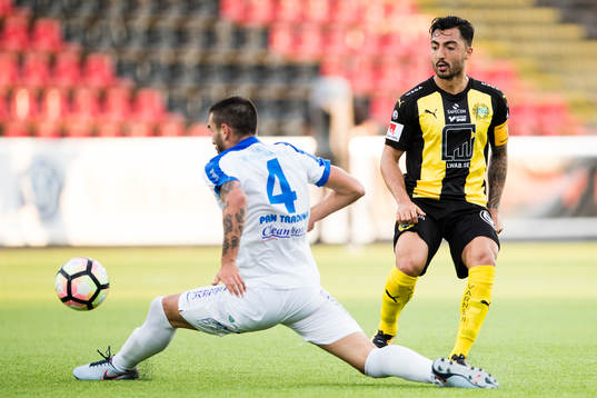 Akropolis Makis Gezos och Hammarbys Jiloan Hamad