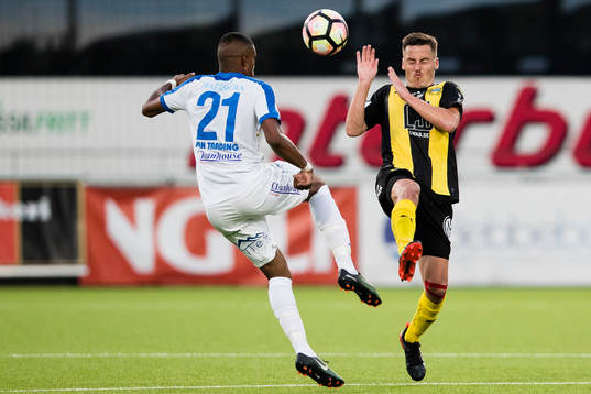Akropolis Adhavan Rajamohan och Hammarbys Jeppe Andersen