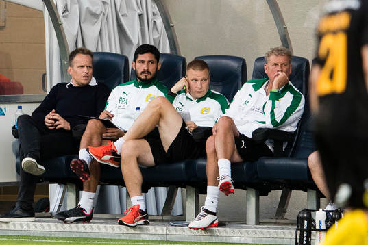 Hammarbys tränare Jakob Michelsen, assisterande tränare
