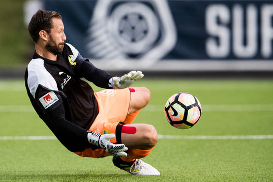 Hammarbys målvakt Johan Wiland