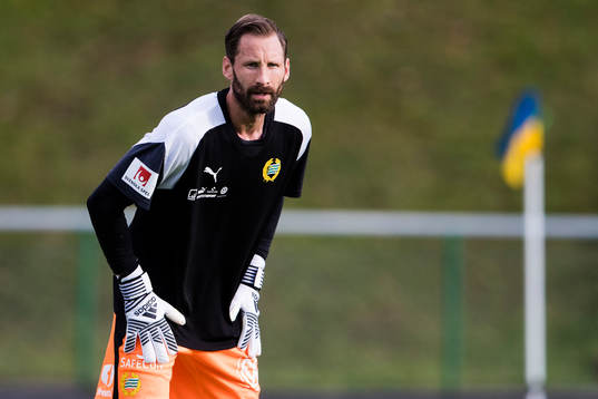 Hammarbys målvakt Johan Wiland