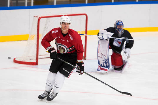 Viktor Svedberg och Henrik Lundqvist