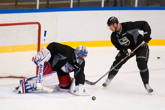 Henrik Lundqvist och Christian Fohlin