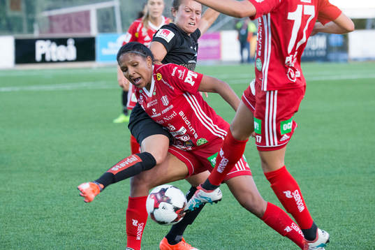 Piteås Madelen Janogy och Göteborgs Catrine Johansson