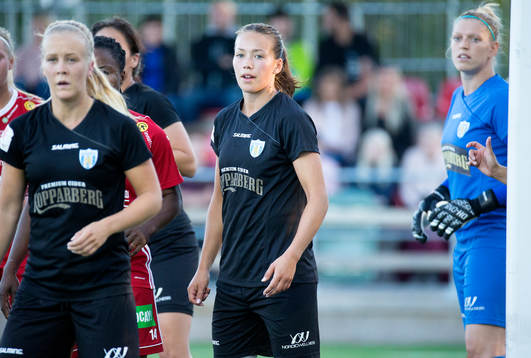 Göteborgs Adelina Engman, Elin Landström och Line Johansen