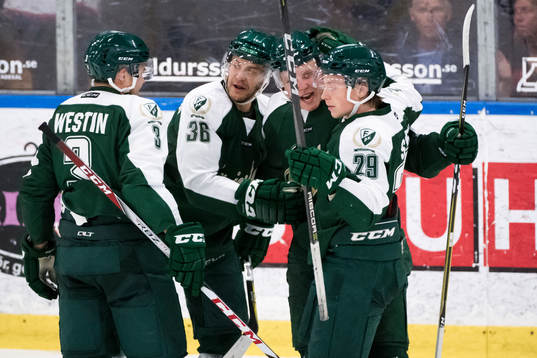 Färjestads Jens Westin, Niklas Fogström, Fabian