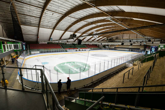 Generell interiör bild från Nelson garden arena före