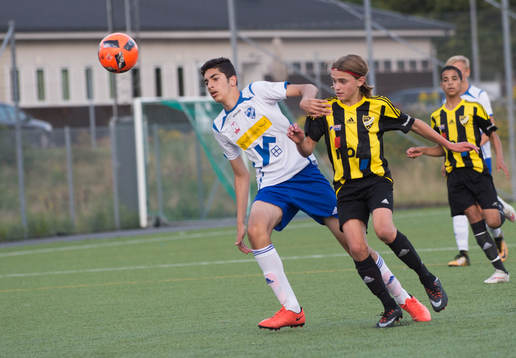 i matchen för pojkar födda 2003 mellan IFK Hässleholm