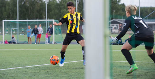 i matchen för pojkar födda 2003 mellan IFK Hässleholm