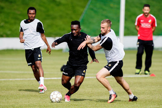 Chisom Egbuchulam och Alexander Faltsetas
