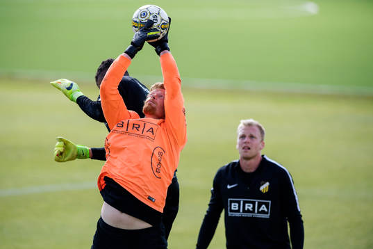 Häckens målvakt Christoffer Källqvist