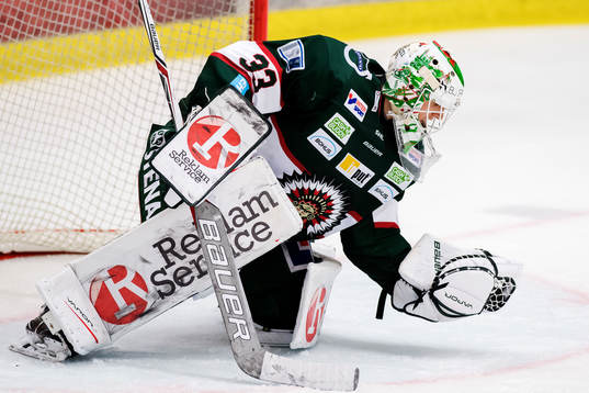 Frölundas målvakt Johan Mattsson