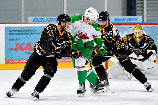 Rögles Ted Brithén och Luganos Luca Cunti och Thomas