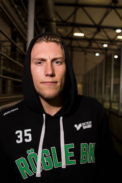 Rögles målvakt Emil Kruse
