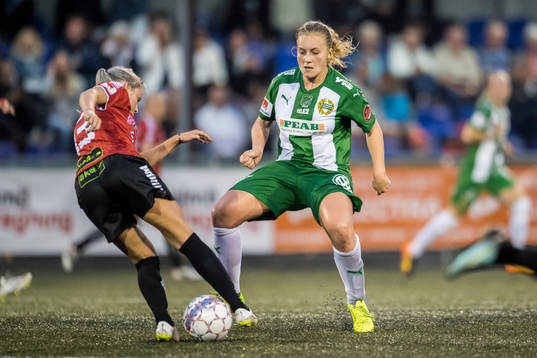 LB07sAlice Magnusson och Hammarbys Ellen Gibson