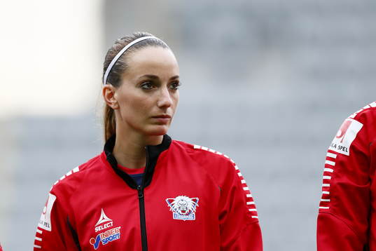 Linköpings Kosovare Asllani innan fotbollsmatchen i