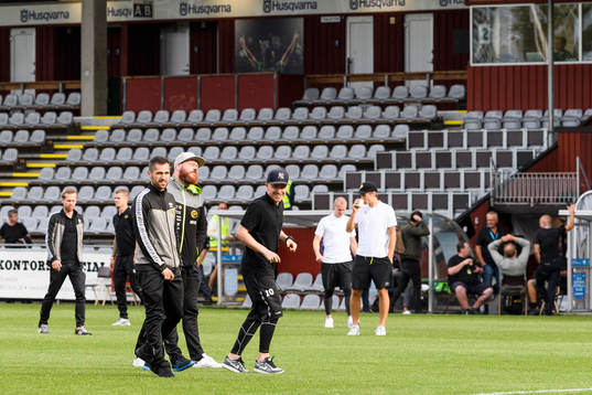 Elfsborgs Emir Bajrami, fystränare Magnus Hellman Driessen