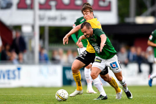 Jönköpings Fredric Fendrich och Elfsborgs Simon Olsson