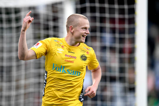 Elfsborgs Daniel Gustavsson jublar