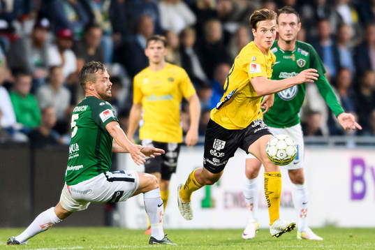 Elfsborgs Simon Olsson och Jönköpings Fredric Fendrich
