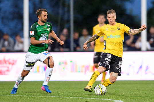 Elfsborgs Samuel Holmén och Jönköpings Robert Gojani