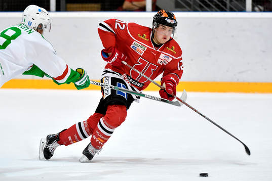 Örebros Glenn Gustafsson och Rögles Linus Sandin