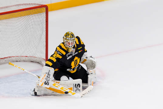 Skellefteås målvakt Gustaf Lindvall