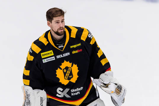 Skellefteås målvakt Gustaf Lindvall